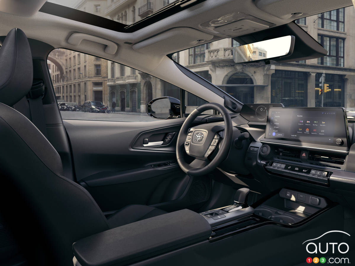 L'intérieur de Toyota Prius 2023